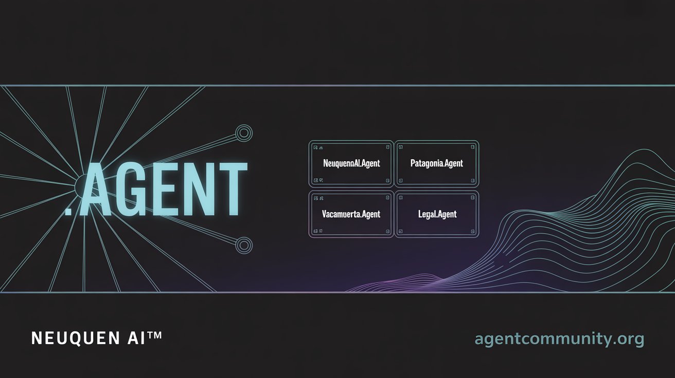 NEUQUEN IA SAS firma el endoso al TLD .agent ante la ICANN y reserva 10 dominios estratégicos